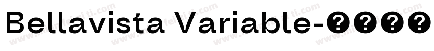 Bellavista Variable字体转换